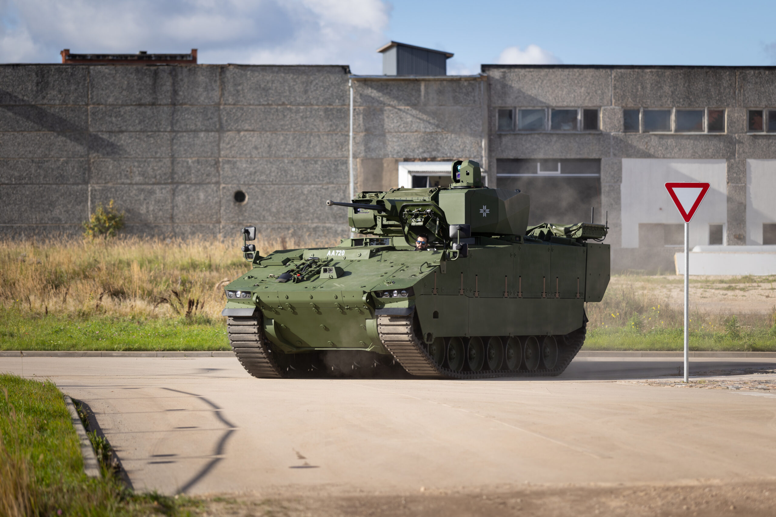 Latvia Receives First Hunter Tracked Infantry Fighting Vehicle